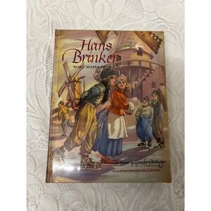 Hans Brinker Illustrated Junior Library Mary Mapes Dodge Baldridge Book